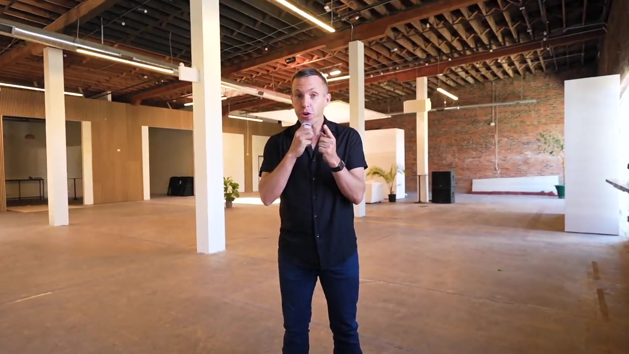 Ever Denver pastor sharing the church's story in the warehouse space